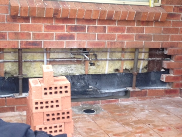 Salt Affected Brickwork Before Image